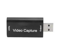 CHICIRIS 4K 1080p Graphics Card Compact Portable HD -Multimedia Interface for the USB Audio Graphics Card for Live Streaming Teaching Records ABS METAL