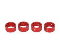 CHICIRIS 4Pcs Aluminum RC Joint Cup Reinforcement Ring, Replacement Drive Cup Sleeve Protect Ring for XRT 8S 1/6 RC Cars, with Anodized Surface and Good Thermal Conductivity (Red)