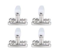 CHICIRIS 4pcs Boat Tie Down Cleat, 316 Stainless Steel Dock Cleat with Polished Mirror Finish, for Yacht Speedboat Cargo Ship