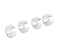 CHICIRIS 4Pcs Column Stem Aluminum Bushing, Durable Intermediate Steering Shaft Bushings, Compatible with 1500 2500 3500 4500 5500 Models 2003 to 2019