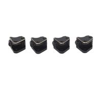 CHICIRIS 4pcs RC Crawler Link Mount, Brass Material Rust Proof Wearproof Durable with Black Coating for SCX10 II AR44