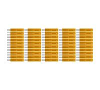 CHICIRIS 50PCs Dünfilm Thermistor B3950 Isolated Heat for the Communication Network (MF55-502F-B3950-L25(5K 3950))