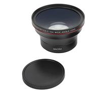 CHICIRIS 58mm 0.43X Wide Angle Lens, Optical Glass Camera Lens with Detachable Macro, for Landscape Photography Portrait Real Estate