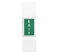 CHICIRIS 5pcs 12VDC 24VDC Mini Electric Emergency Exit Switch, Automatic Reset Push Button for Door Open, with High Hardness ABS Material for Public Places