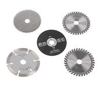 CHICIRIS 5Pcs 85mm Carbide Tipped Saw Blades Circular Saw Blade 15mm Arbor Hole for Wood Plastic Marble with Sharp Teeth Fast Cutting Durable