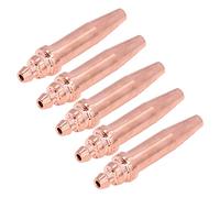 CHICIRIS 5Pcs Acetylene Cutting Tips Nozzle, Copper Torch Consumable Accessories with Uniform Pores and Separate Gas Oxygen Inlets, for Integrated Machine G02 2