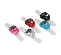 CHICIRIS 5pcs High Precision Automotive Sleep Finger Meters for the Sports Training Gymnasium, Reset the Knob Torque Counter for the Executed Golf (plastic, Bright colors)
