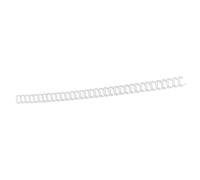 CHICIRIS 6.4mm Double Loop Wire Binding Spine with 34 Teeth 3:1 Scale Combs, 100PCS Binding Wire for Books and Notes (White)