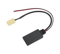 CHICIRIS 6 Pin Bluetooth AUX Cable Adapter ABS Metal Wireless Adapter Cable for Car Stereo CD Changer Port Plug and Play for Drivers