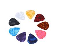 CHICIRIS 60 Pcs Guitar Picks, Professional Celluloid Plectrum Set for Electric Acoustic Guitars Ukuleles, with Storage Case