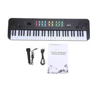 CHICIRIS 61 Key Electronic Keyboard, Portable Piano with 200 Tones 200 Rhythms, Metronome Dual Keyboard Mode, Recording Playback Demo Songs, with Microphone, for Beginners Adults Kids