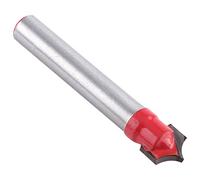 CHICIRIS 6mm Shank V Groove Needle Tip End Mill 3D CNC Engraving Router Bit Solid Alloy Acrylic MDF PVC 8mm-32mm Quantity: 1pc (#1)