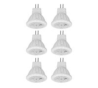 CHICIRIS 6PCS Dimmable MR11 GU4 LED Bulb Replacement 4W 360lm for Accent Landscape Recessed Lamp (White Light)