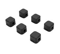 CHICIRIS 6pcs Magnetic Cable Clips, Cord Holder Organizer with Magnetic Locking Design for Home Office Desk Car, Holds Cables Up to 0.3 Inches Diameter (Black)