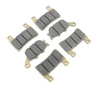 CHICIRIS 6Pcs Motorcycle Brake Pads, Front Rear Disc Brake Pads with Exceptional Stopping Power and Thermal Stability, for CBR 600 F4 F4I 929 RR Fireblade 900rr VTR 1000 SP1