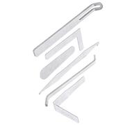 CHICIRIS 6Pcs Saxophone Repair Tool, Key Cover Adjustment Sound Hole Repair Dressing Tool with Multiple Sizes, for Flute Piccolo Clarinet Musical Wind Instrument