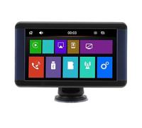 CHICIRIS 7 Inch Portable Car Stereo, Bluetooth 5.0 2.4GHz WIFI HD Touch Screen Car Radio with FM USB, for and Auto (With Camera)
