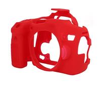 CHICIRIS 70D Camera Silicone Shelter -protectable and Washable Soft Cabinet Bowl for the Outdoor Photography (Red)