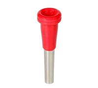 CHICIRIS 7C Trumpet Mouthpiece, Metal and ABS Trumpet Mouthpiece 8.7 X 2.6 X 1cm, Clear Tone Compact Design Easy Fit for Beginner and Intermediate BB Players Practice (Red)