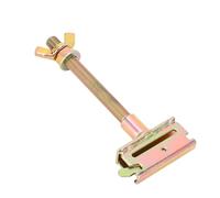 CHICIRIS 7inch E Track Spare Tire Carrier Mount Spare Tire Holder Wheel Carrier Zinc Galvanized Steel Easy Mount for Trucks Trailers Garages (Gold)