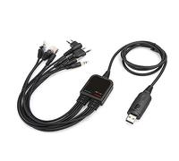 CHICIRIS 8 in 1 Advanced USB Programming Cable for Tyt//, Soft and Resistant Radio Programming Cable for GP2000/F21/IC2720, for Radio Enthusiasts/Professionals