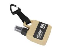 CHICIRIS 80ml Mini Spray Bottle, Efficient Spray Nozzle, Mini and Portable Design, Leak-Proof Cap Design, Durable Material, Alcohol, Toiletries, with Hanging Buckle, for Outdoor Travel (Khaki)