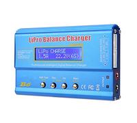 CHICIRIS 80W Digital LCD Balance Charger Discharger, Parallel Charging for LiPo Liion LiFe NiMH NiCd Pb Batteries, with Metal Heat Dissipation (New iMAX B6 LCD digital RC Lipo NiMh battery)