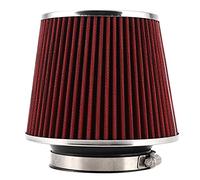 CHICIRIS 90mm Air Filter Intake Cleaner Reusable Washable with Clamps Filter Out Impurities Universal Clamp-On Air Filter High Flow Tapered Air Intake Cone Filter Air Filters Auto and Motorcycle Parts