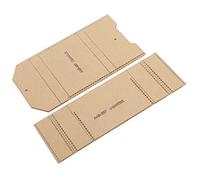 CHICIRIS Acrylic Purse Template Stencil Set Durable for Handmade Card Package for Enthusiasts