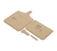 CHICIRIS Acrylic Template Durable Wallet Mold for Leather Craft, Ideal for Coin Purse Making, 4Pcs
