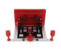 CHICIRIS Adjustable Clamp Table Saw Backplate Clips, Angle Adjustment, Push Handle Distance Adjustment, Aluminum Alloy, for Woodworking Drilling Holding