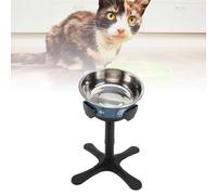 CHICIRIS Adjustable Dog Bowl Stand with Height Adjustment, Tilted Dog Feeding Stand for Medium Large Dogs, Durable ABS Plastic, Multiple Feeding Options