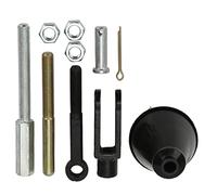CHICIRIS Adjustable Master Cylinder Assembly Rod Kit Eyelet, Clevis Set for GM 1950-1970, with 10pcs Accessories, Works with Power and Non Power Applications, Made of Excellent