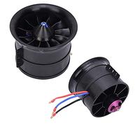 CHICIRIS Advanced RC Fan Propeller 90mm 12-Blade Duct for RC Aircraft with 6S 1450KV Motor and Superior Balance for Flight Enthusiasts (KV1450 6S 90 duct)