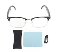 CHICIRIS AI Smart Glasses, Real Time Voice Translation and AI Smart Glasses for Business Travel, Music and Call with Anti Blue Lenses (Gold)