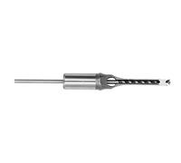 CHICIRIS Alloy Steel Square Hole Mortiser Drill Bit, with U Shaped Long Chip Flute for Woodworking on Density Board, Medium Fiber Board, Particle (6.4mm)