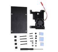 CHICIRIS Aluminium Alloy Orange Pi 3B Development Board Enclosure Case with Passive Cooling Fan for Efficient Cooling Performance DIY Installed