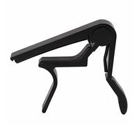 CHICIRIS, Aluminium Alloy String Clamp with 5 Pcs Guitar Pick for 6 String Guitar Banjo Mandolin Ukulele (Black)