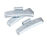 CHICIRIS Aluminum Alloy Clamp/Holder On Wheel Balance Blocks PStyle Tire Weight Assortment 50pcs 40g 1.4oz for Passenger Car & Light Truck (With balance pliers) (Without balance pliers)