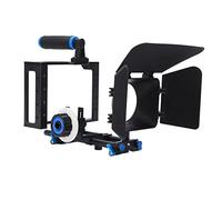 CHICIRIS Aluminum Video Cage Platform Kit with Surveillance Focus, Strong Compatibility for DSLR Cameras, Video Cage Kit of the Film Anaution System/aluminum Alloy + ABS