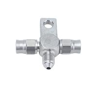 CHICIRIS an 3 Brake Hose Tee Fitting Stainless Steel Brake Line Tee Fitting Machine Finished Direct Replacement Easy Install for Automobile Hose and Pipe Connection