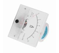 CHICIRIS Analog Current Voltmeter 2.5 Accuracy DC Voltage Meter for Experimenters and Home Use Plastic 2.4 X 1.8 X .2in for Experiments (Current measurement 0-10A)