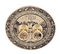CHICIRIS Antique Brass Cabinet Knobs, Vintage Door Hardware Jewelry Box Wardrobe Door Small Handle 11cm Chinese Style Vintage Knobs Furniture Drawer Windows Brass Pulls Handle