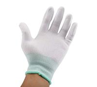 CHICIRIS Antistatic Comfortable Finger Part Coated Work Gloves for Assembly Project Long Time Use (#2)