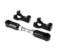 CHICIRIS ATV Adjustable Front Rear Lowering Kit Aluminum Front Lowering Kit and Rear 3.5in Drop 1in to 4in for 350 660 700 Racing Trail Riding (Black)