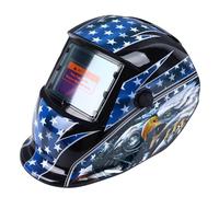 CHICIRIS Auto Darkening Welding Helmet Large View Solar Powered Wide Shade Range for MIG TIG Arc Adjustable Blackness for Welding Professionals