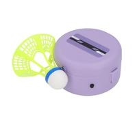 CHICIRIS Automatic Return Shuttlecock Trainer, Adjustable Single Player Badminton Set with Luminous Design, Indoor Home Training Equipment for Adults & Kids
