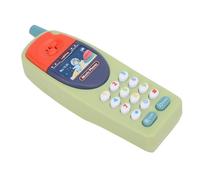 CHICIRIS Babies Toy Phone, Toddlers Learning Education Mobile Cell Phone with Soothing Music and Simulation Design for Early Education, Plastic Material (Green)