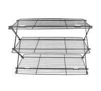 CHICIRIS Baking Cooling Rack, 3 Tier Collapsible Cooling Rack for Baking with Foldable Legs, for Cakes Cookies Biscuits, Expandable Cookie Racks Beauty and Functionality