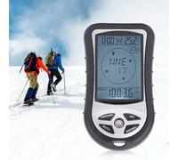 CHICIRIS Barometer Digital Altimeter ABS Handheld Altitude Gauge 300 to 1100mbar Compass Thermometer Weather Forecast for Hiking Camping Outdoor Users